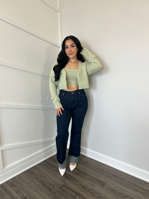 SAGE TOP (TWO PIECE)