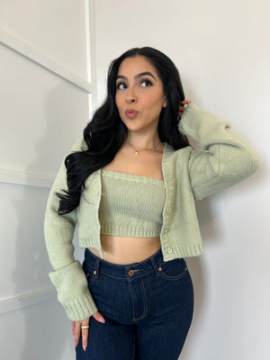 SAGE TOP (TWO PIECE)